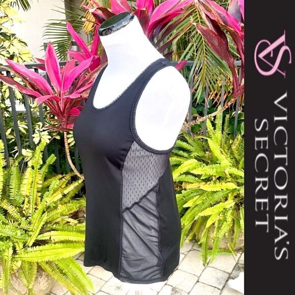 🍍3/$15🍍 Victoria’s Secret Sport Mesh & Lace Tank - Picture 1 of 8